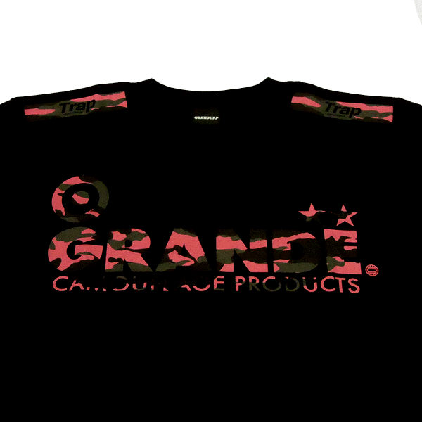 画像: GRANDE CAMO PROTO TYPE T-SHIRTS BLACK/PINK