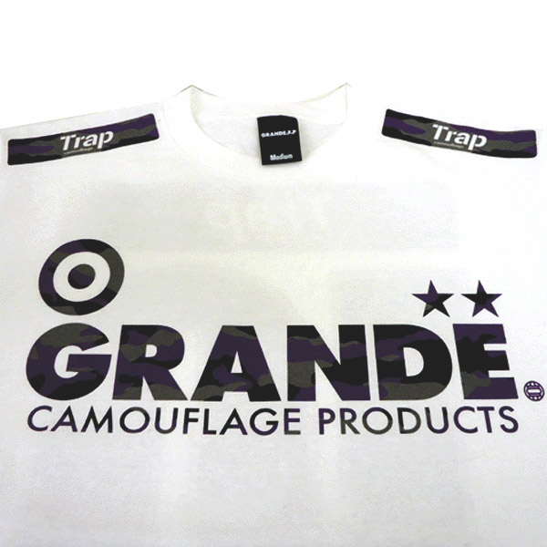 画像: GRANDE CAMO PROTO TYPE T-SHIRTS WHITE/PURPLE