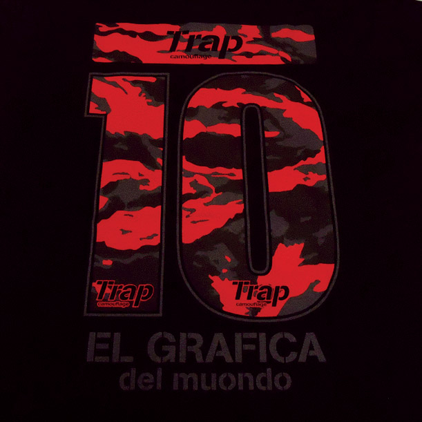 画像: GRANDE CAMO PROTO TYPE T-SHIRTS BLACK/RED