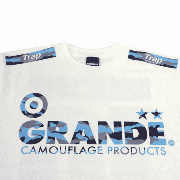 画像: GRANDE CAMO PROTO TYPE T-SHIRTS WHITE/SAX