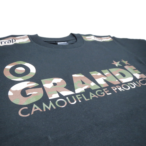 画像: GRANDE CAMO PROTO TYPE T-SHIRTS ブラックｘカーキ