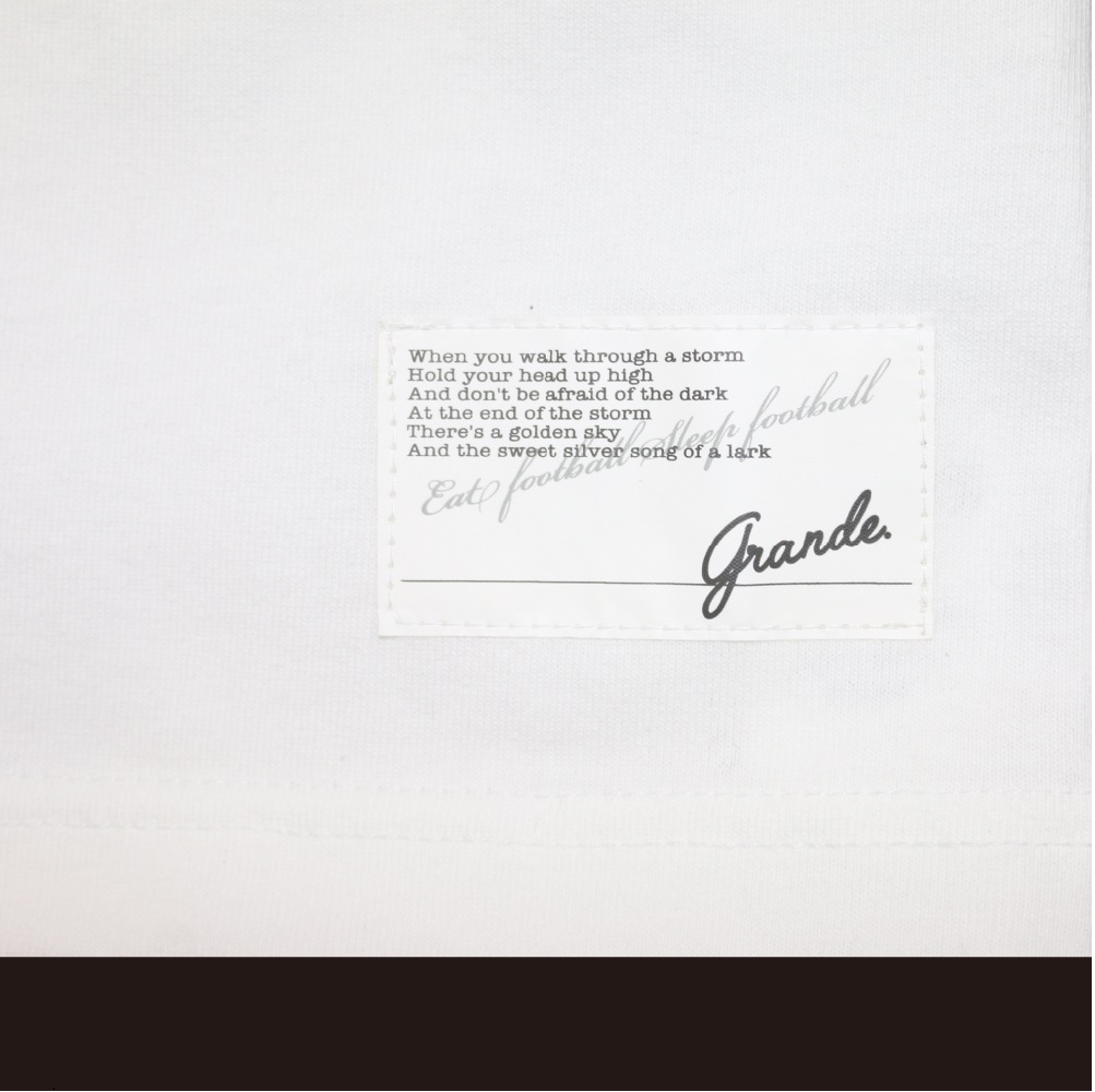 画像: GRANDE.F.P PRINT S/S-T WHITE/BLACK