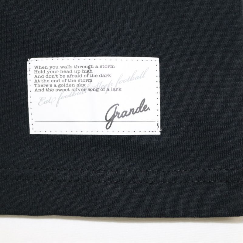 画像: GRANDE.F.P PRINT S/S-T BLACK/WHITE