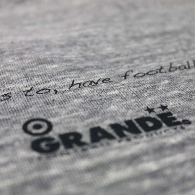 画像: GRANDE.F.P　“Monopolio” フォトプリント.半袖Vネックシャツ　ヘザーグレー