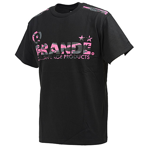 画像1: GRANDE CAMO PROTO TYPE T-SHIRTS BLACK/PINK