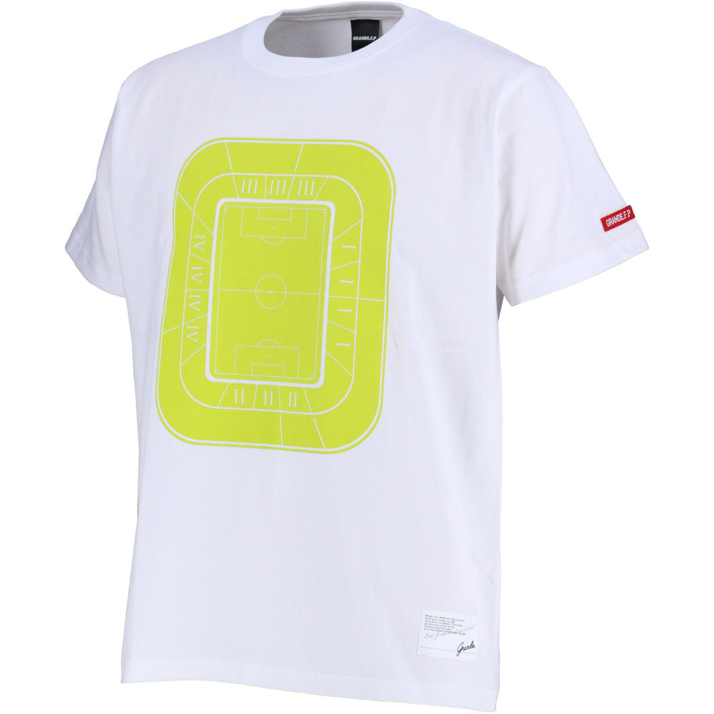 画像1: STADIUM PRINT S/S-T WHITE