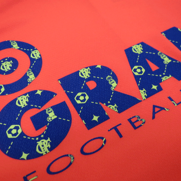 画像: GRANDE MONOGRAM PROTO TYPE DRY MESH T-SHIRTS N.ORANGE/NAVY