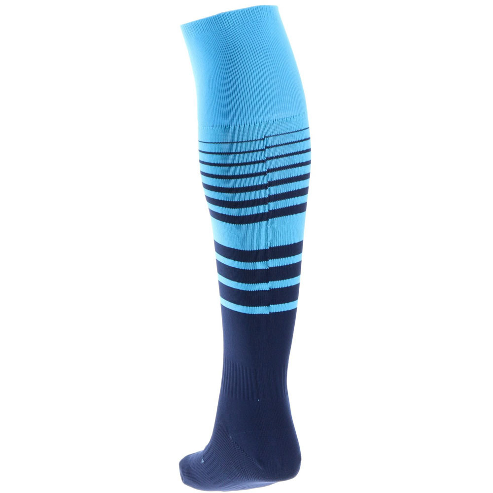 画像: MULTI BORDER FOOTBALL SOCKS NAVY/TURQUOISE