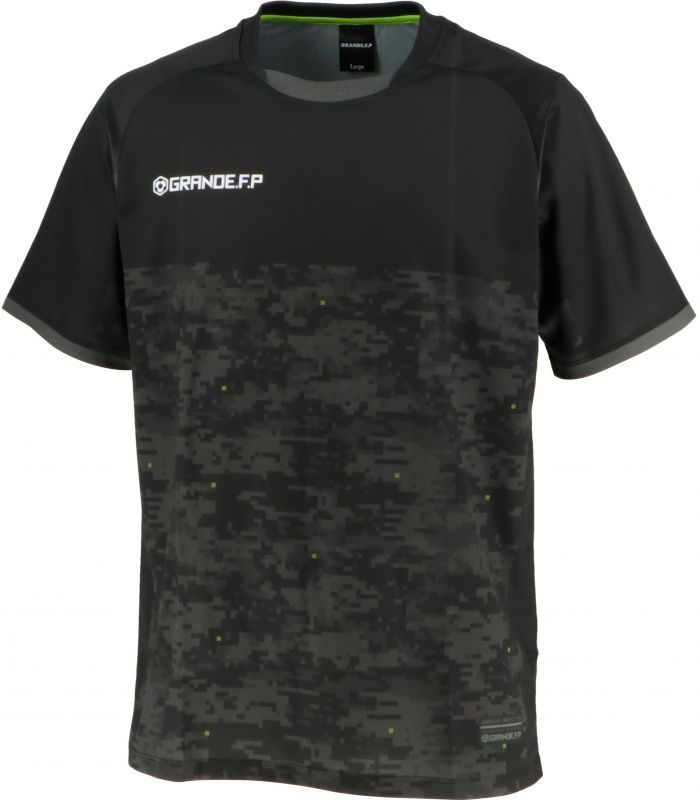 画像1: 【ジュニア】2-TONE DISITAL CAMO PRACTIS　SHIRTS BLACK/GREY