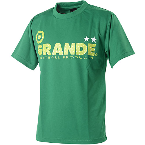 画像1: GRANDE COLORFUL DOT PROTO TYPE DRY MESH T-SHIRTS GREEN/LIME