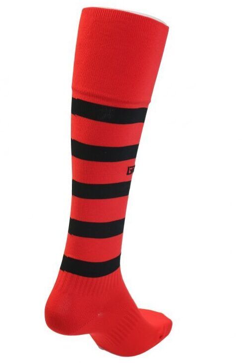 画像3: GRANDE.F.P BORDER FOOTBALL SOCKS レッドｘブラック