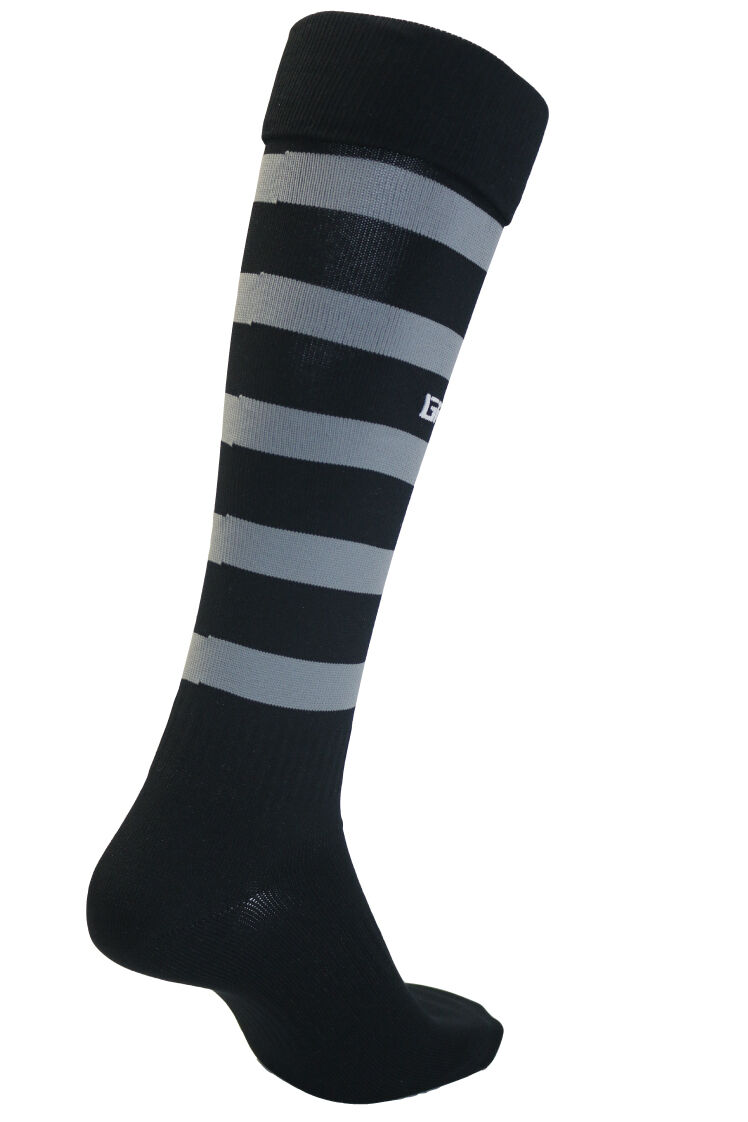 画像3: GRANDE.F.P BORDER FOOTBALL SOCKS ブラックｘダークグレー