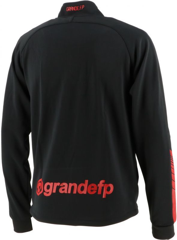 画像: GRANDE.F.P.ハイパー.ストレッチジャージパンツ　ブラックｘレッド