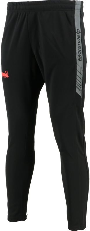 画像: GRANDE.F.P.GRANDE.F.P 2トーン.ハイパー.フーデット.パイルジャージジャケット　ブラックｘレッド