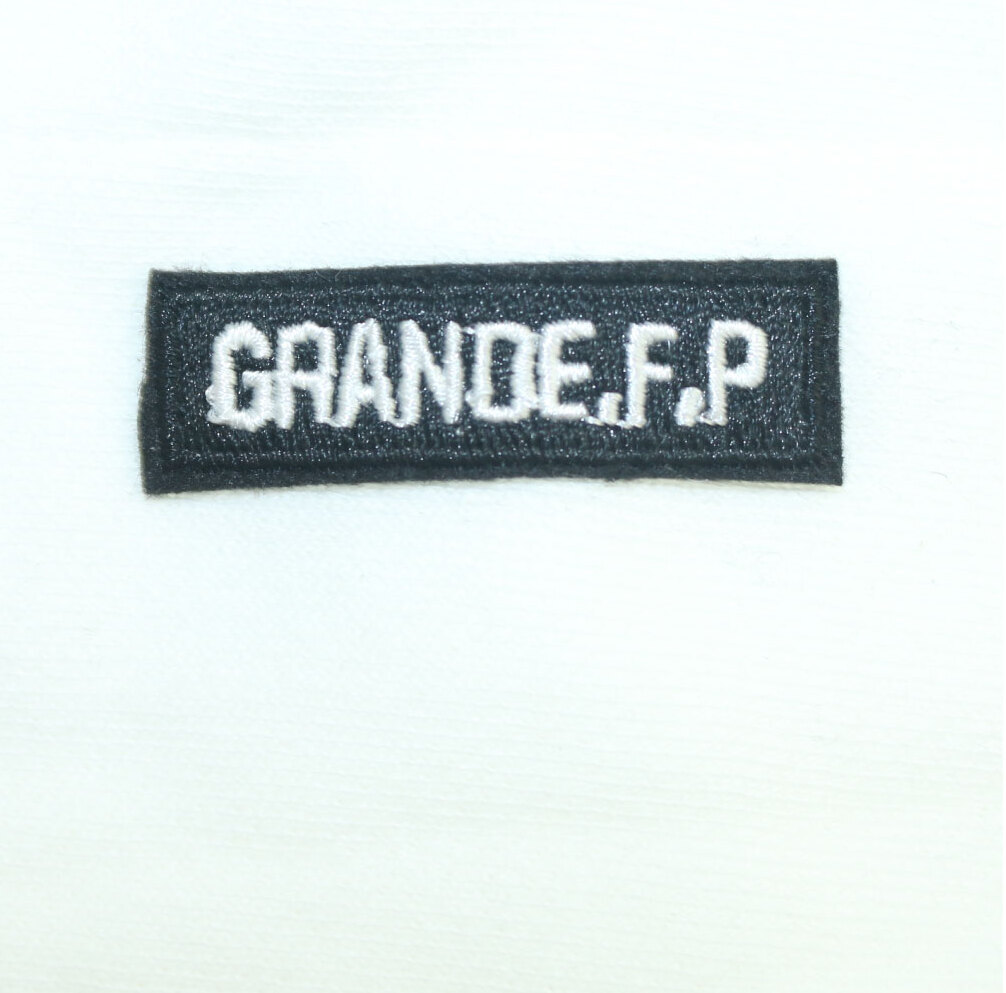 画像5: GRANDE.F.P　BASICヘキサゴン..ロングスリーブTシャツ　ホワイトｘブラック