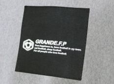 画像4: GRANDE.F.P　BASICヘキサゴン.半袖Tシャツ　ヘザーグレーｘブラック