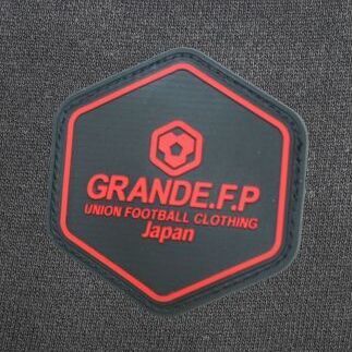 画像3: GRANDE.F.P　BASICヘキサゴン.半袖Tシャツ　ブラックｘレッド