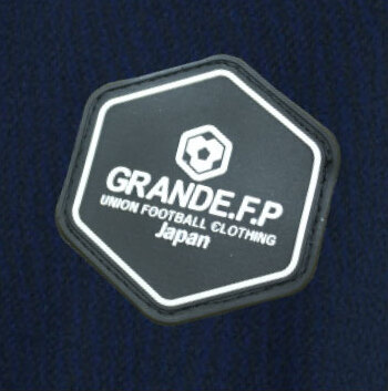 画像4: 【BIGサイズ対応】GRANDE.F.P.ハイパーロゴ.ヘキサゴン.プラクティスシャツ　　ネイビーｘホワイト