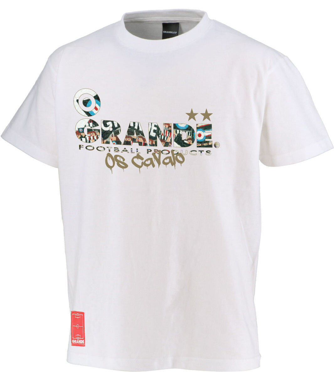 画像1: GRANDE.F.P LIMITED  "Os CAVALO(オスカバロ）” KIDS-Tシャツ ホワイトｘブラック