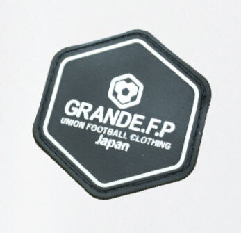 画像4: 【BIGサイズ対応】GRANDE.F.P.ハイパーロゴ.ヘキサゴン.長袖プラクティスシャツ　　ホワイトｘクローム