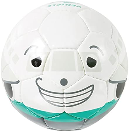 画像1: ジャンボジェット柄サッカーボール.1号球　レッド