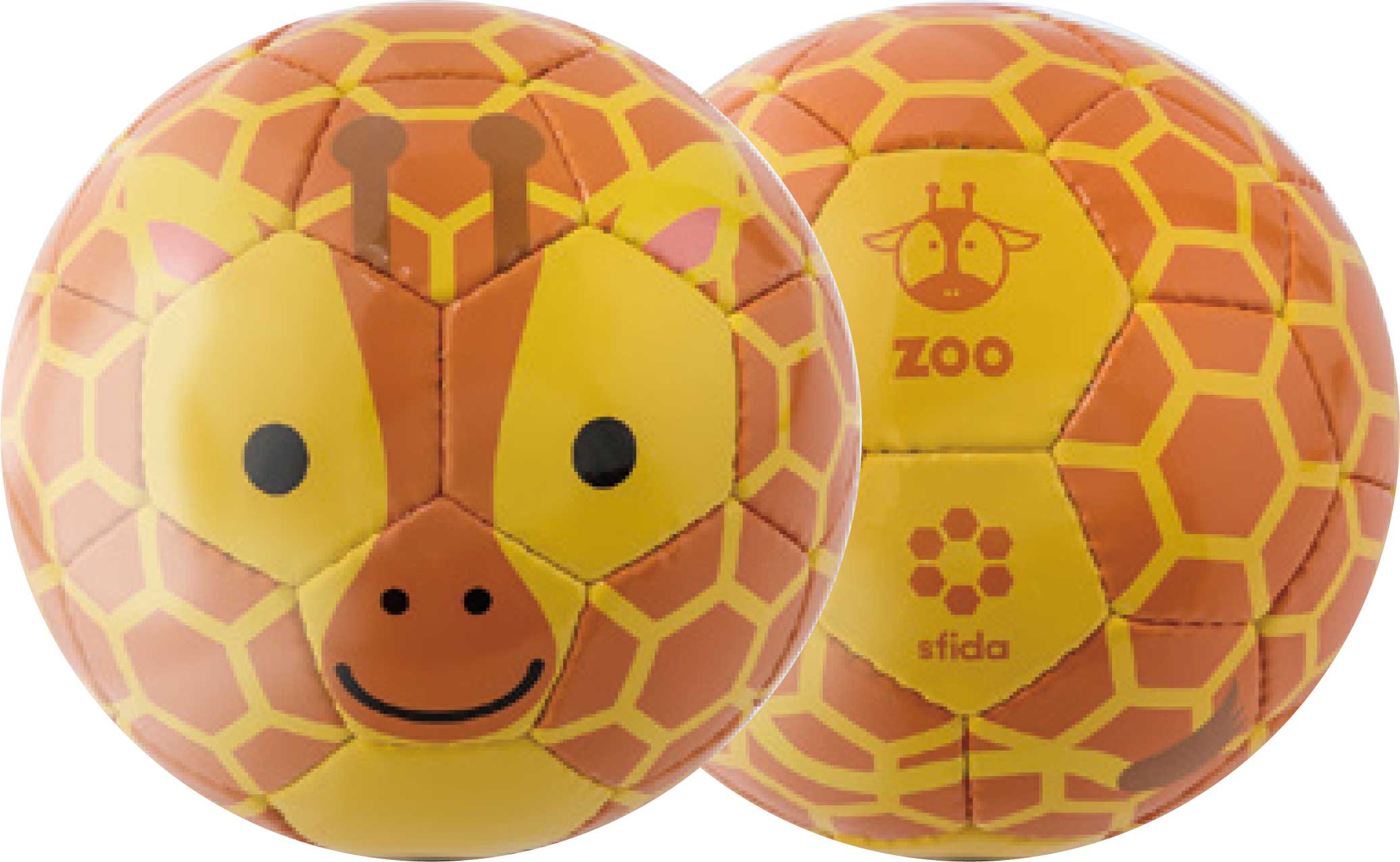 Zoo 動物 柄サッカーボール 1号球 キリン Grande F P グランデ エフ ピー