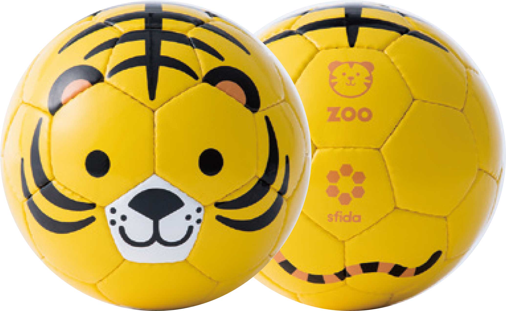 Zoo 動物 柄サッカーボール 1号球 トラ Grande F P グランデ エフ ピー