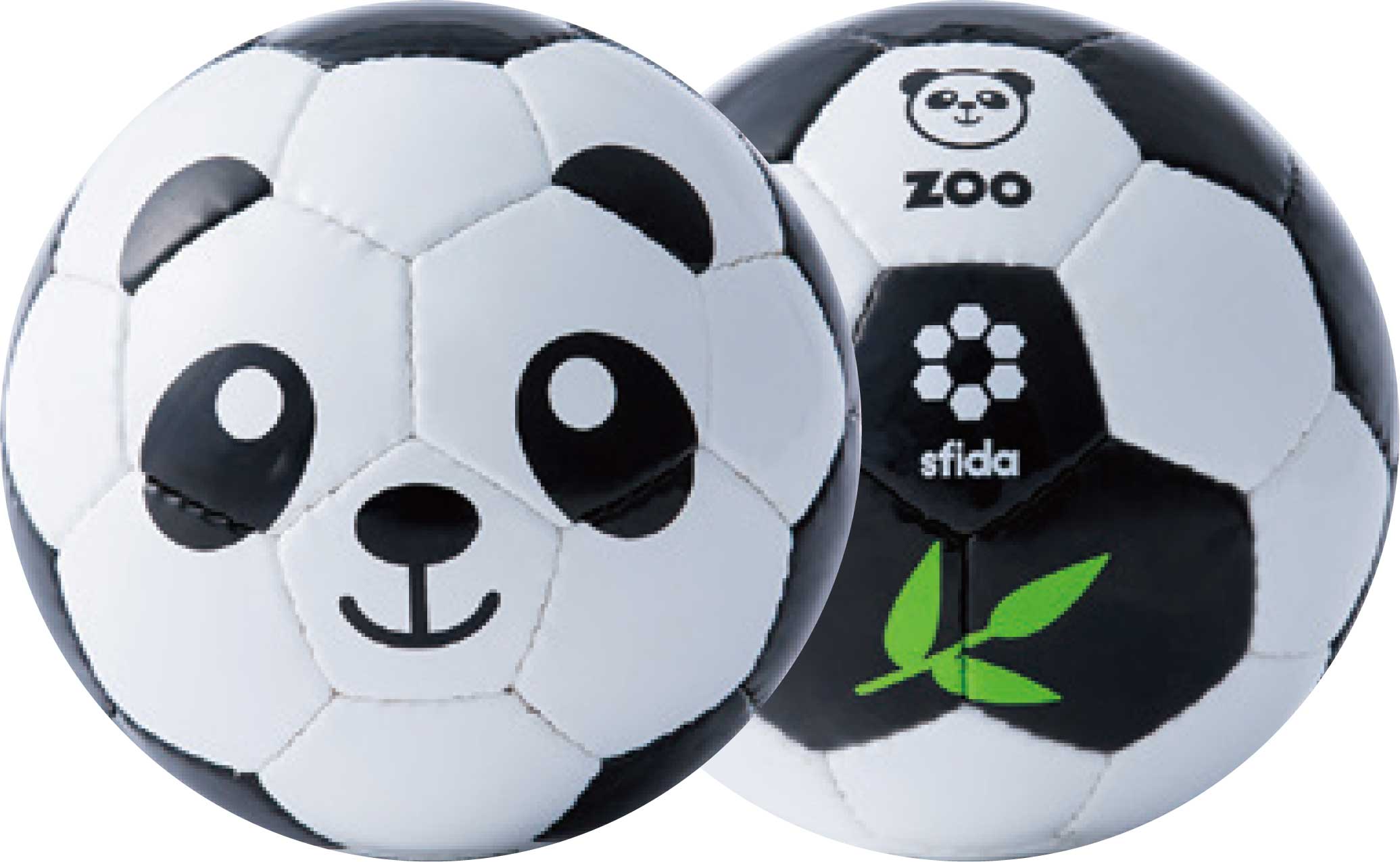 画像1: ZOO(動物）柄サッカーボール.1号球　パンダ
