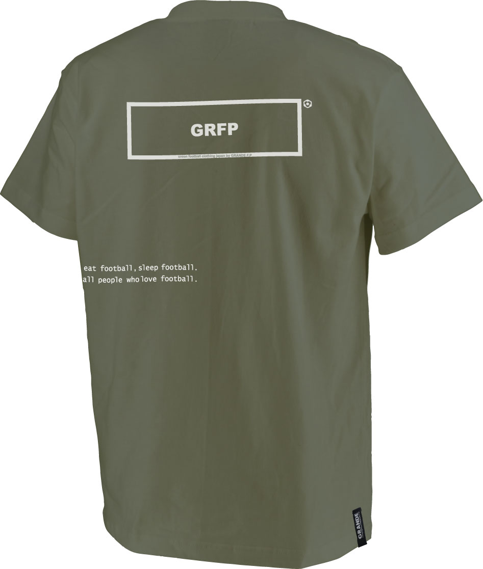 画像3: グランデ.エフ.ピー.GRFPロゴプリント半袖Tシャツ　オリーブｘホワイト