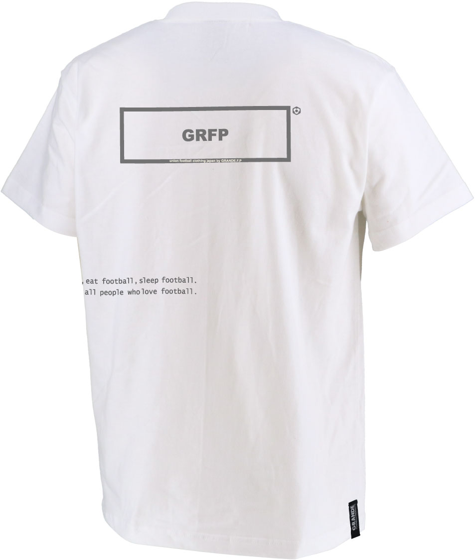 画像3: グランデ.エフ.ピー.GRFPロゴプリント半袖Tシャツ　ホワイトｘクローム