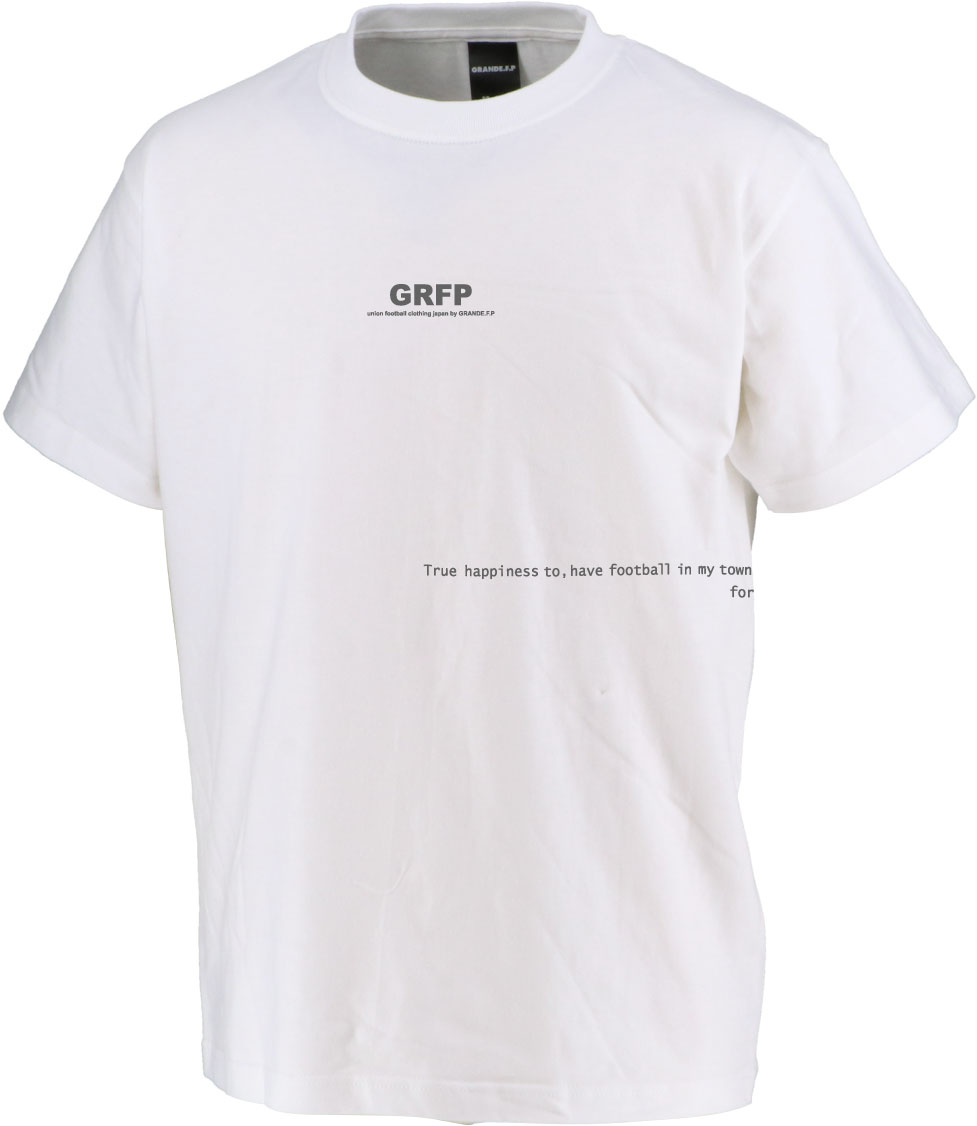 画像2: グランデ.エフ.ピー.GRFPロゴプリント半袖Tシャツ　ホワイトｘクローム