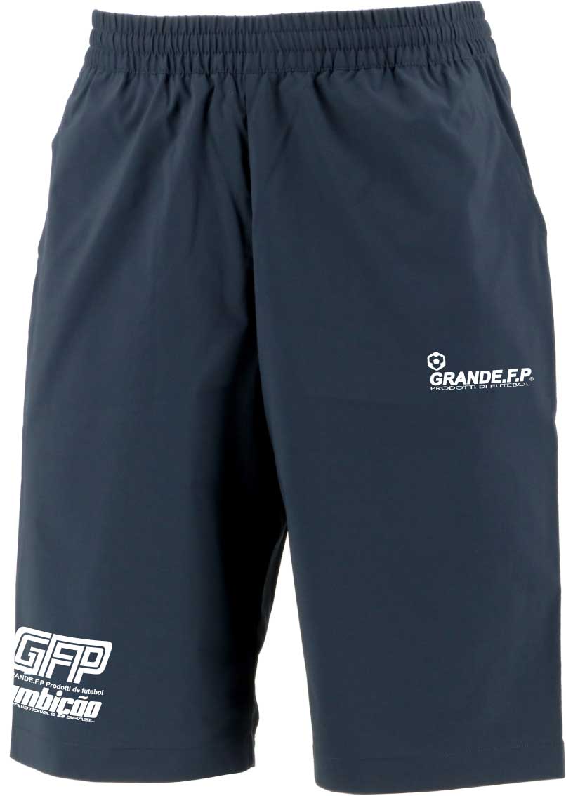 画像2: 【BIGサイズ対応】GRANDE.F.P.ドライストレッチピステハーフパンツ.ネイビーｘホワイト