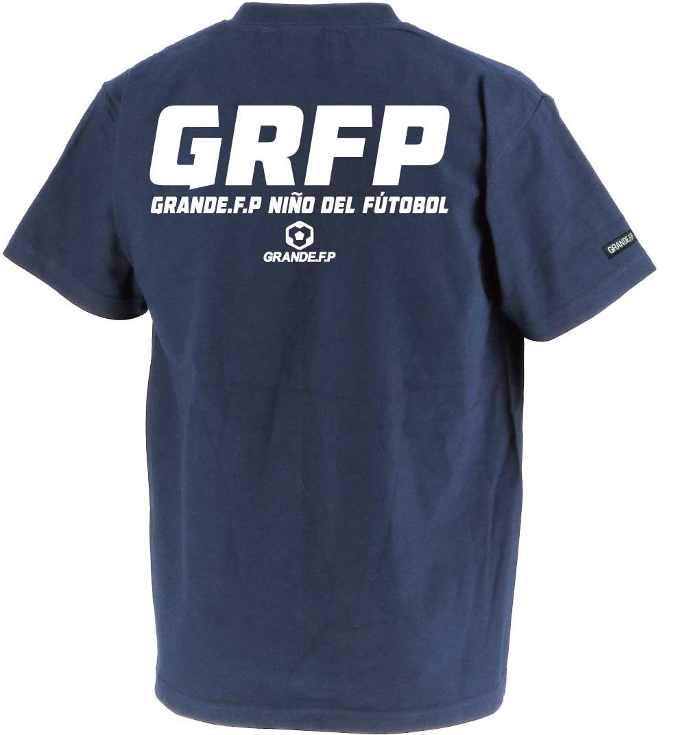 画像3: 【BIGサイズ対応商品】GRFPバックプリント半袖Tシャツ　ネイビーｘホワイト
