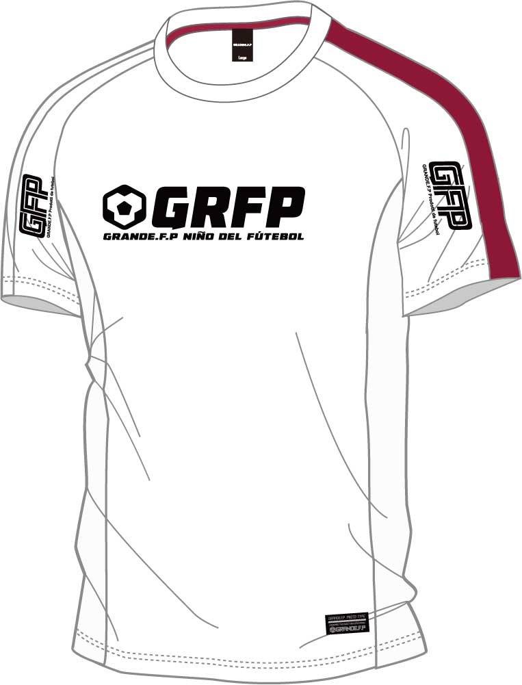 画像2:  GRANDE.F.P.コンビネーション.プラスティクゲームシャツ　ホワイトｘバーガンディ