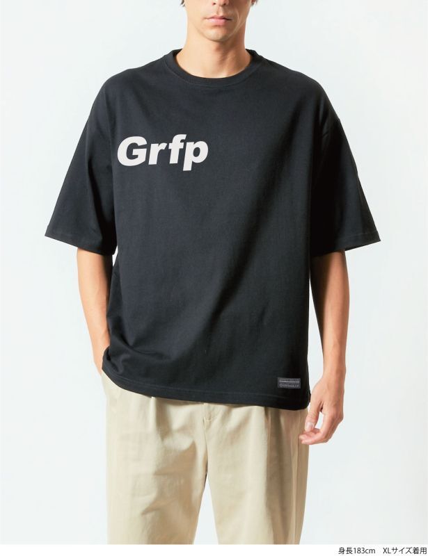 画像4: Grfp.プリント.ルーズフィット半袖Tシャツ　アシッドブルーｘホワイト