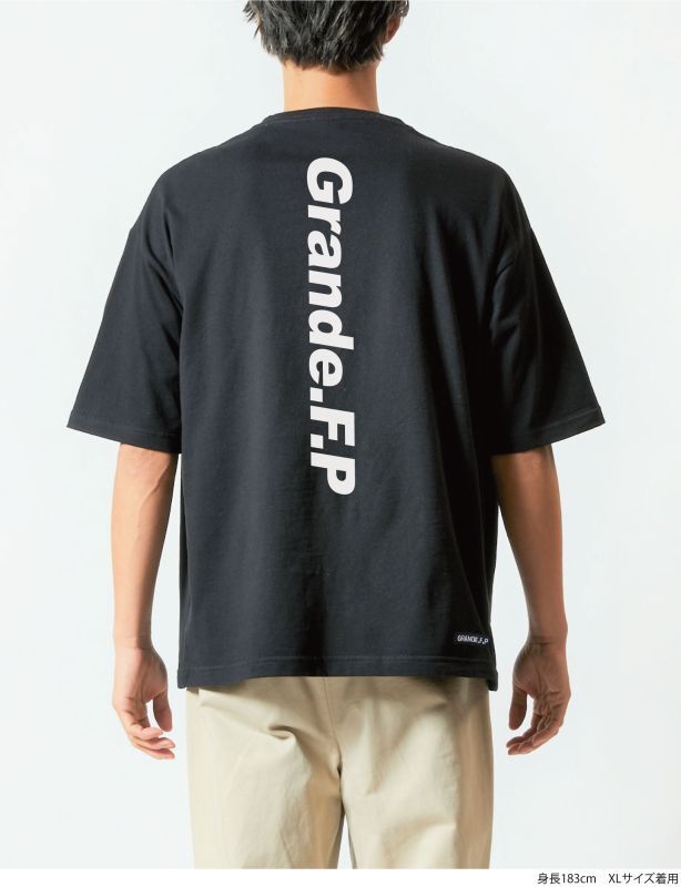 画像5: Grfp.プリント.ルーズフィット半袖Tシャツ　ヘザーグレーｘホワイト