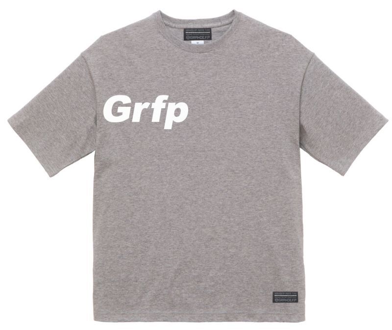 画像2: Grfp.プリント.ルーズフィット半袖Tシャツ　ヘザーグレーｘホワイト
