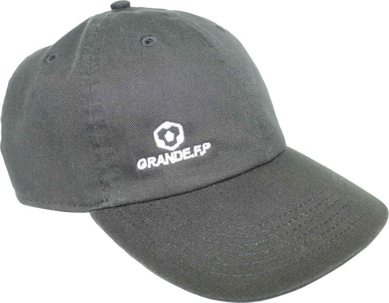 画像1: GRANDE.F.P.ヘキサゴン刺繍WASHED TWILL BB.CAP　チャコールグレー