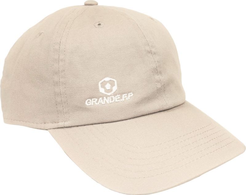 画像1: GRANDE.F.P.ヘキサゴン刺繍WASHED TWILL BB.CAP　ナチュラル（オフ白）