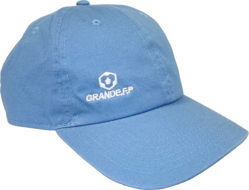 画像1: GRANDE.F.P.ヘキサゴン刺繍WASHED TWILL BB.CAP　スカイブルー