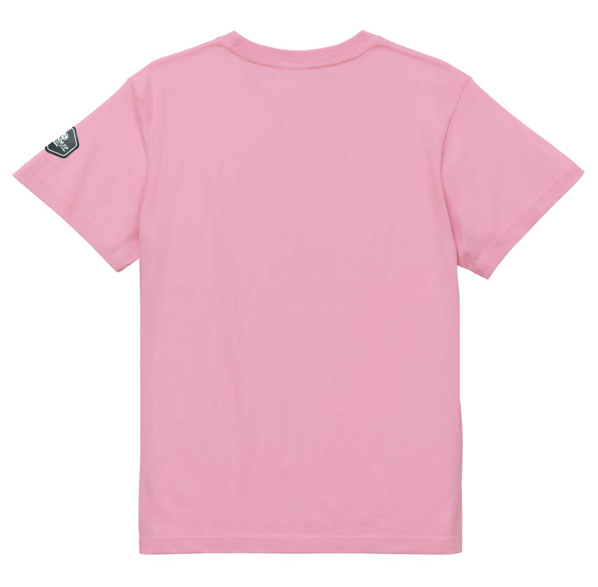画像2: 【BIGサイズ対応商品】 Grande.F.Pスタンダード.ロゴプリント半袖Tシャツ　ピンクｘホワイト