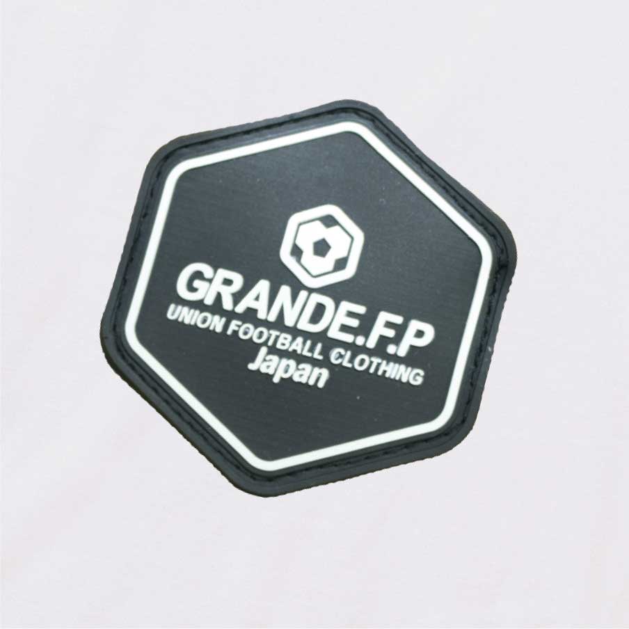 画像3: 【BIGサイズ対応商品】 Grande.F.Pスタンダード.ロゴプリント半袖Tシャツ　ホワイトｘブラック