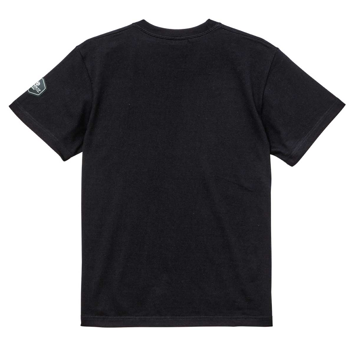 画像2: 【BIGサイズ対応商品】 Grande.F.Pスタンダード.ロゴプリント半袖Tシャツ　ブラックｘホワイト