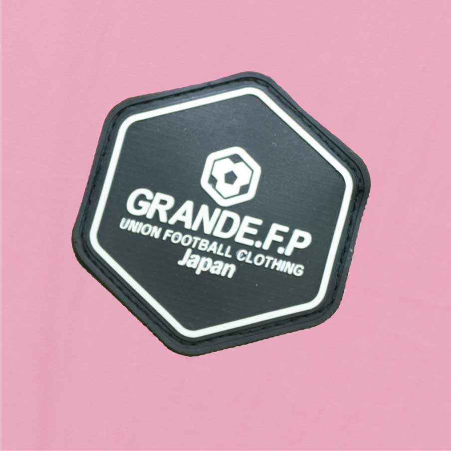 画像3: 【BIGサイズ対応商品】 Grande.F.Pスタンダード.ロゴプリント半袖Tシャツ　ピンクｘホワイト