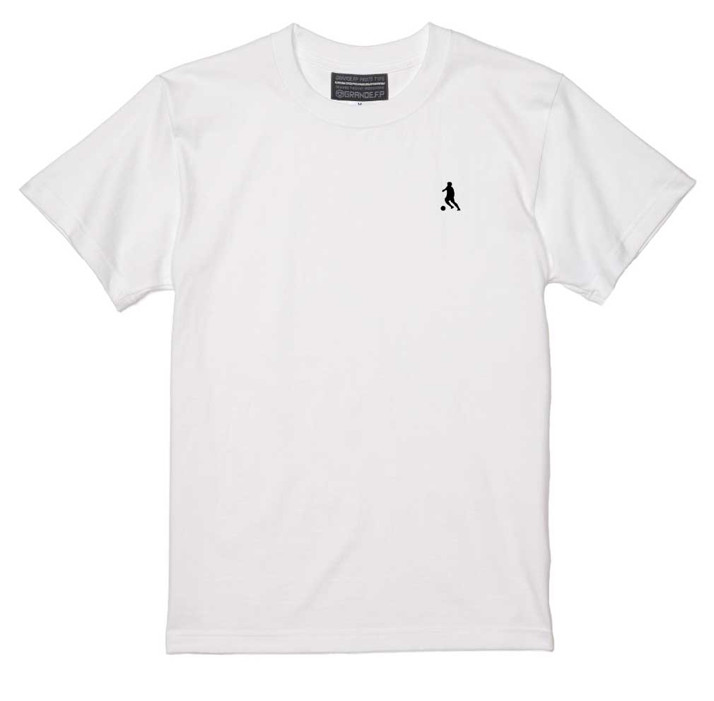 画像1: 【ジュニア〜BIGサイズ対応商品】 見木友哉ｘGRANDE.F.Pコラボ.TOMOYA.シルエット刺繍Tシャツ　ホワイト