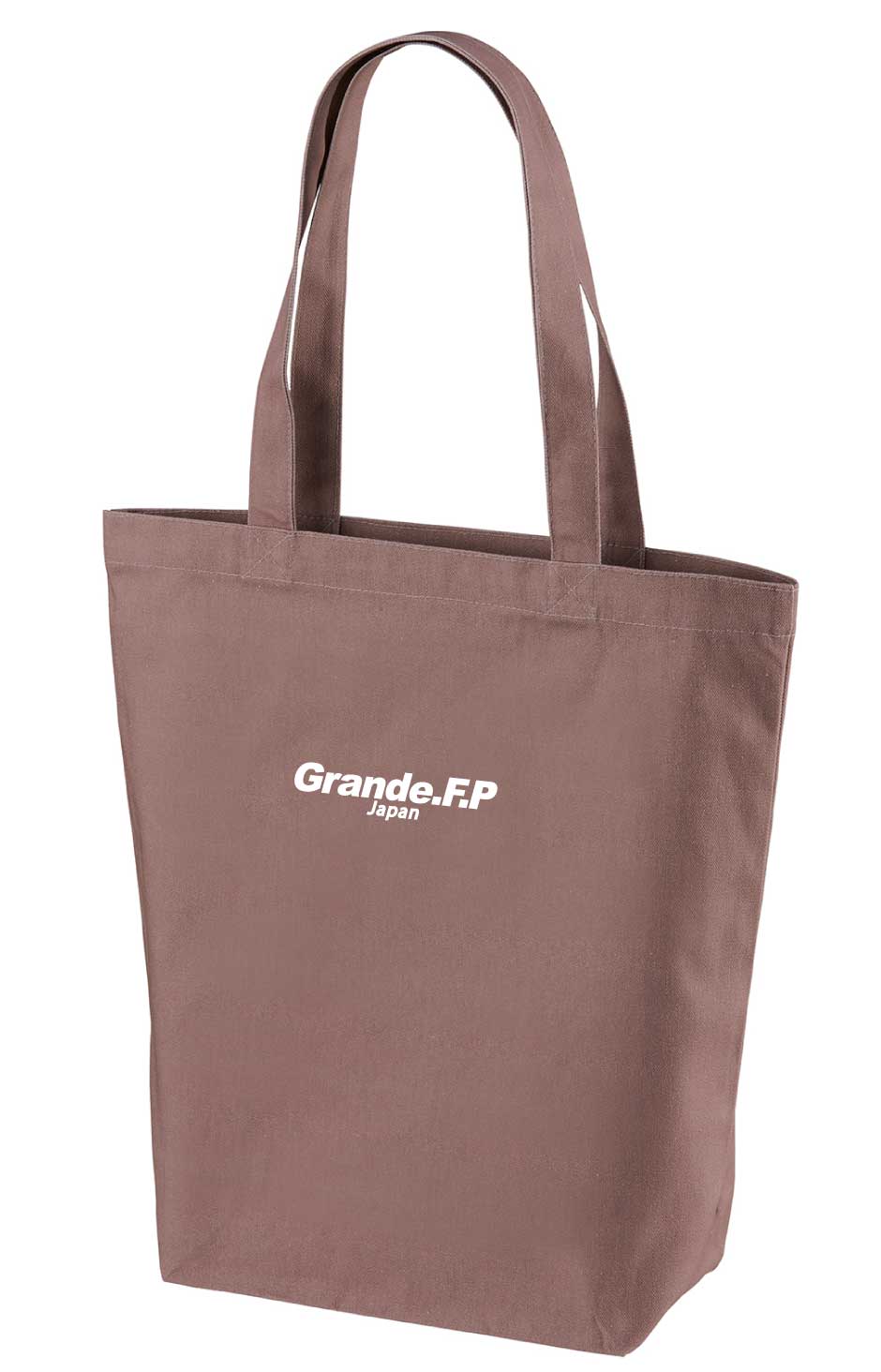 画像1: Grande.F.P.コットンキャンバス.レギュラートートバッグ　スモーキーピンク