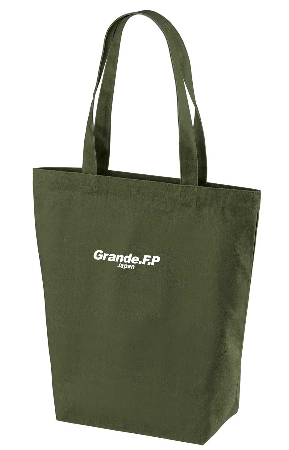 画像1: Grande.F.P.コットンキャンバス.レギュラートートバッグ　オリーブ