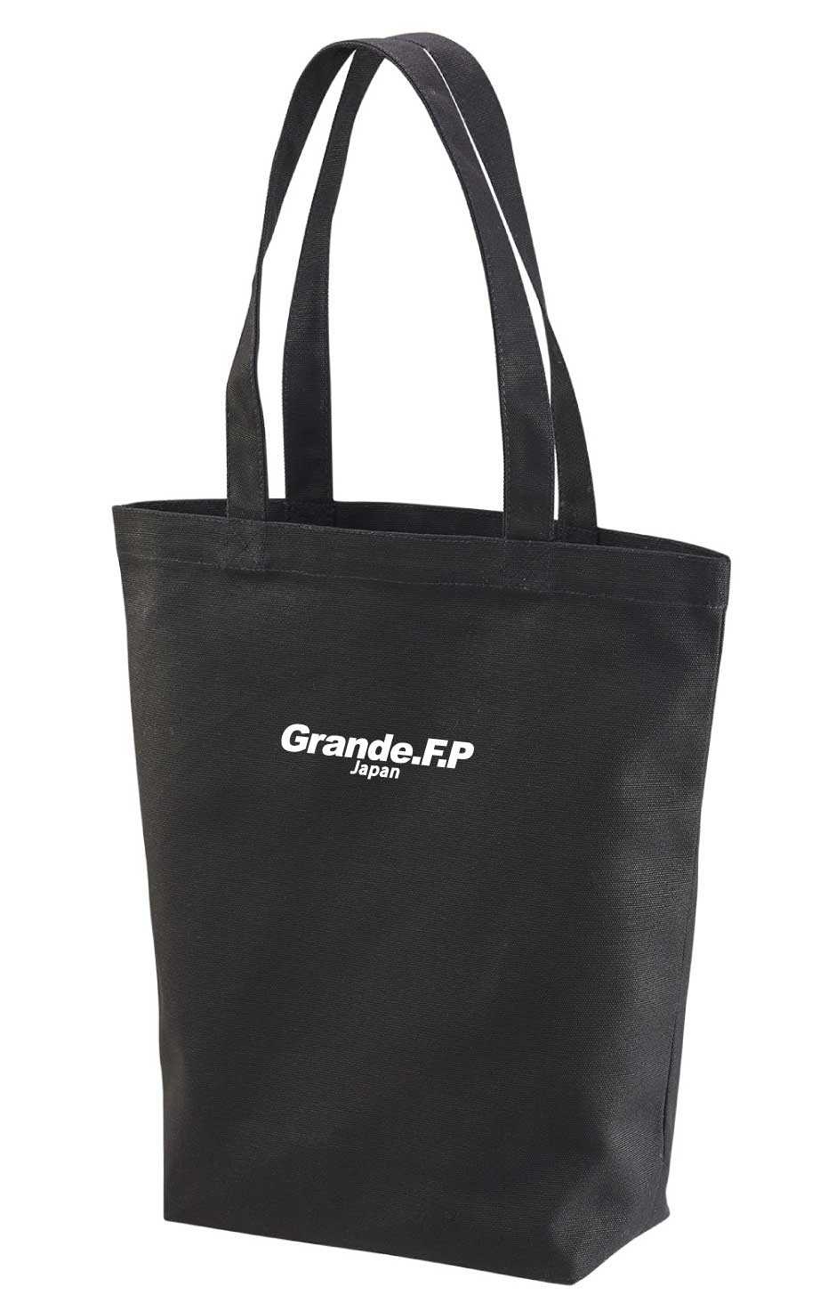 画像1: Grande.F.P.コットンキャンバス.レギュラートートバッグ　ブラック