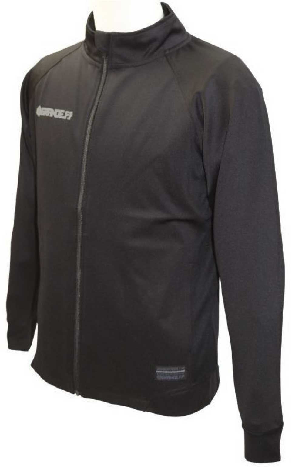 画像1: GRANDE.F.P プロト.２－ウェイス.ストレッチジャージ.ジャケット　ブラックｘブラック