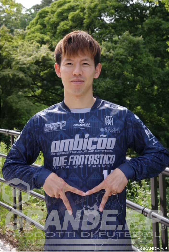 画像5: 【完全予約販売】【ジュニア〜BIGサイズ対応商品】 見木友哉ｘGRANDE.F.Pコラボ.TOMOYA・NO.11.昇華転写サポートプラシャツ.長袖　ネイビー